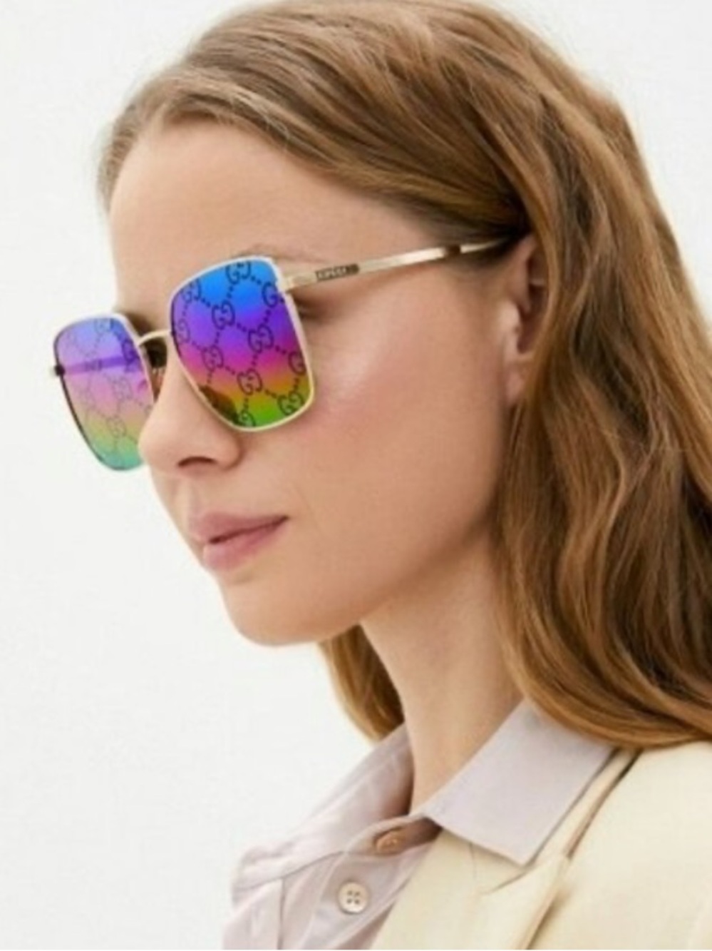 Excluded Gucci Sunglasses, New 385 - Picture 5 of 6